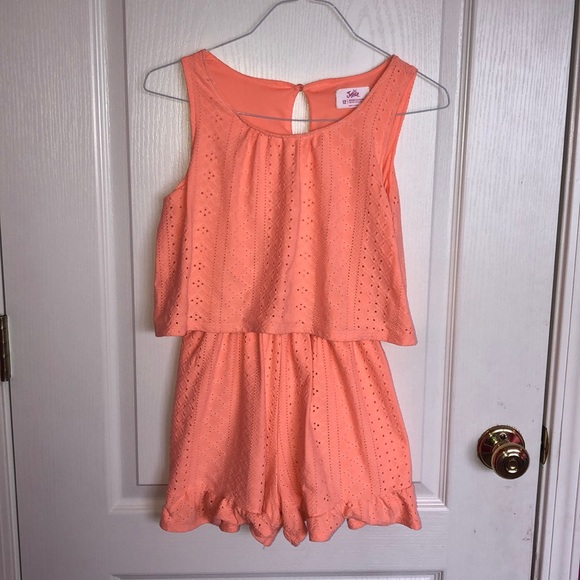 Coral romper - Picture 1 of 3